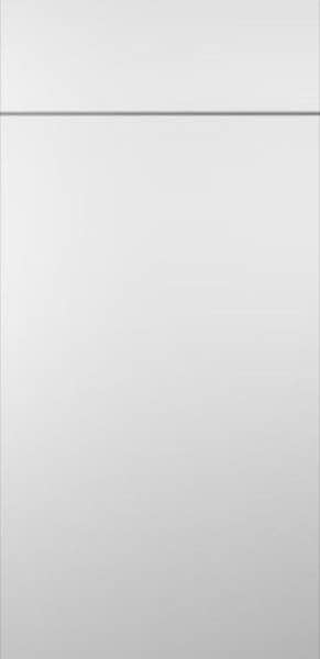 Matte White Frameless cabinet door