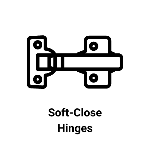 soft-close hinges icon