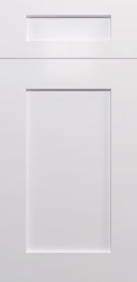 White shaker cabinet door